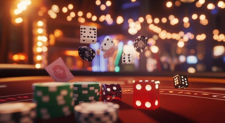 Live dealer at Lucky Twins table on dewacuan slot platform